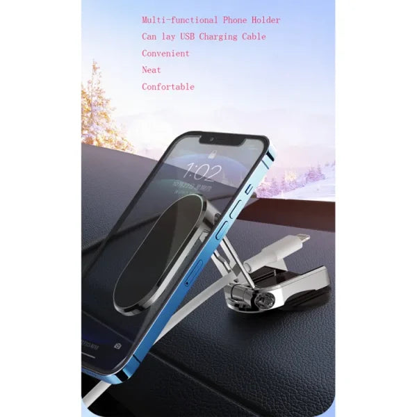 Foldable Magnetic Suction Car Mobile Phone Holder