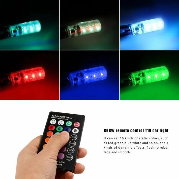 Led Car Parking Light Bulbs (with remote)