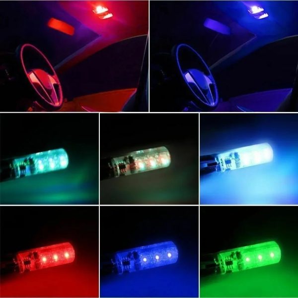 Led Car Parking Light Bulbs (with remote)